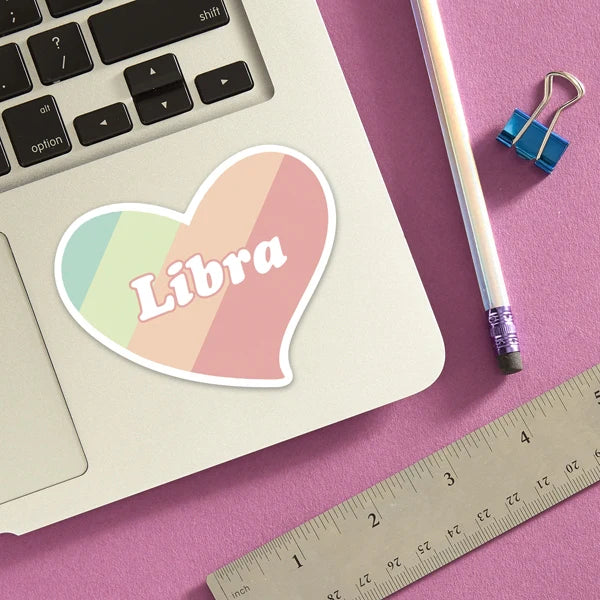 Die Cut Sticker - Libra Heart