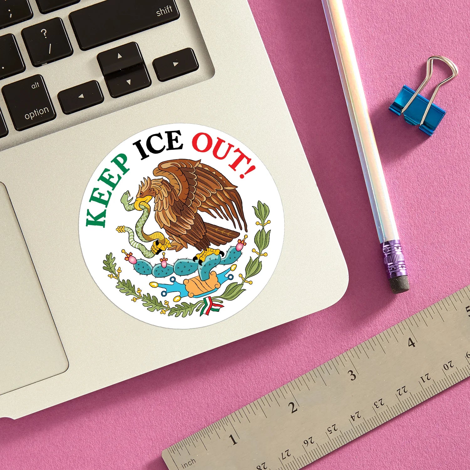 Die Cut Sticker - Keep ICE Out! (For Charity)