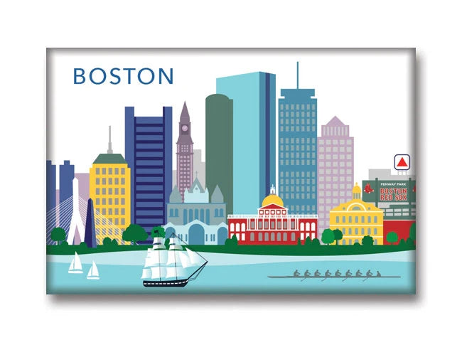 Magnet - Boston Skyline