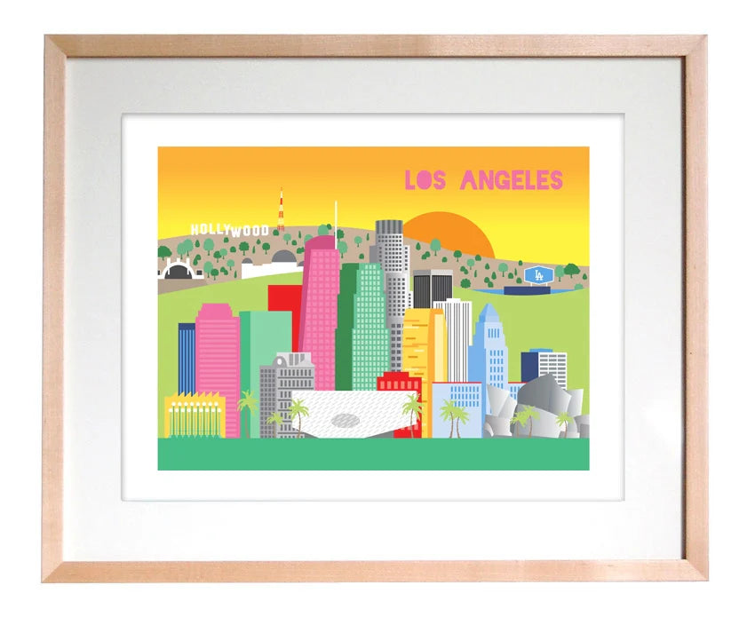 Art Print - Los Angeles Skyline