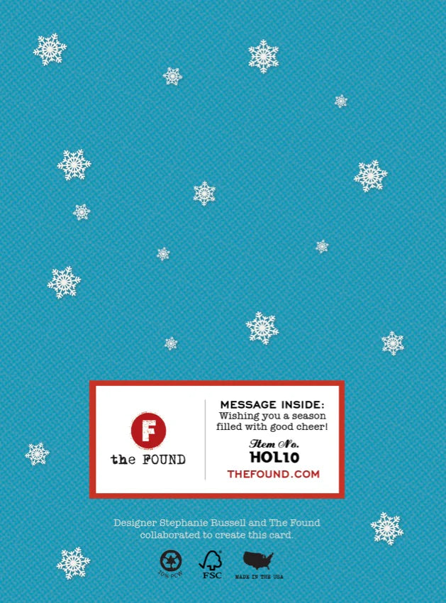 Snowman with Candy Cane