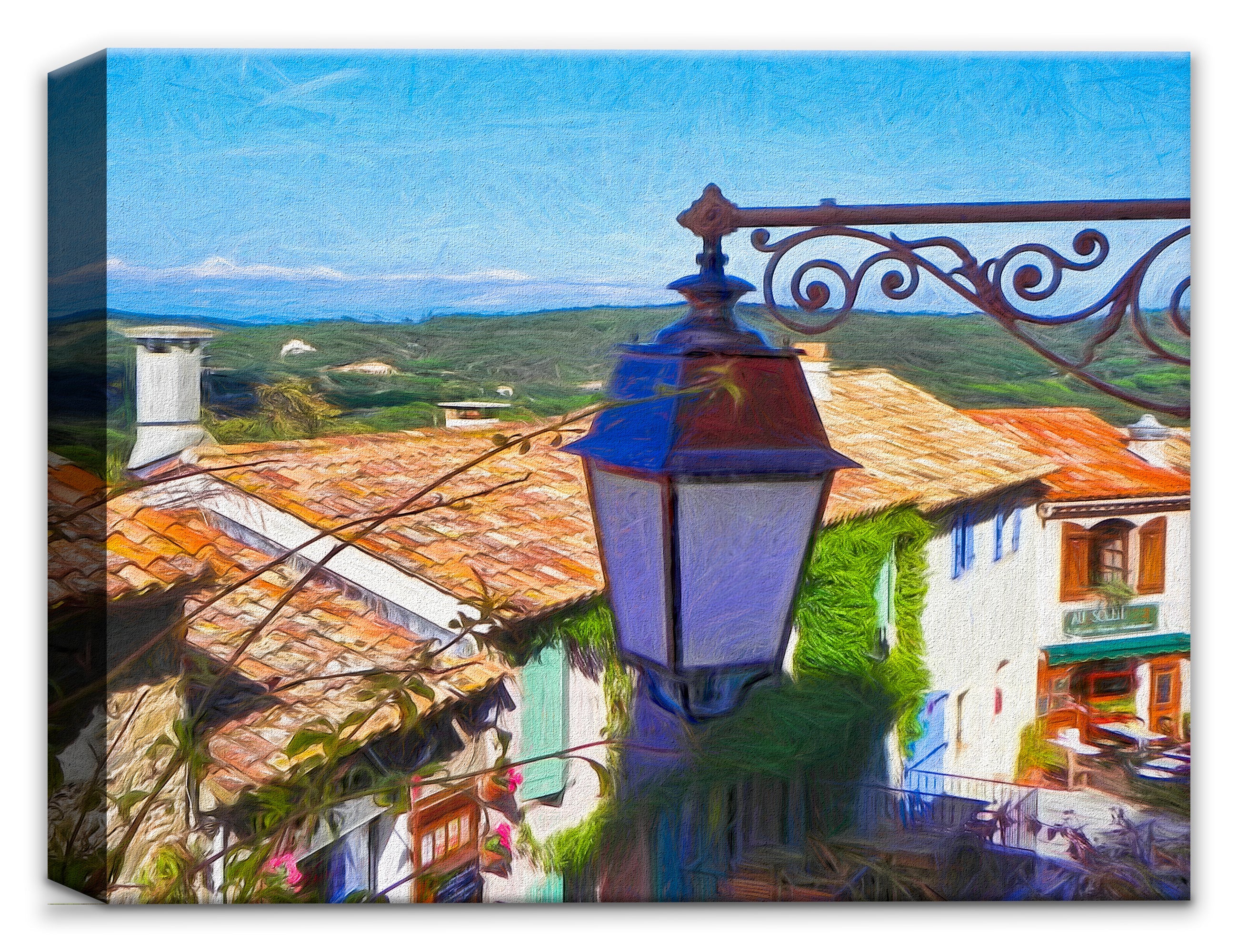 French Rooftops Painting