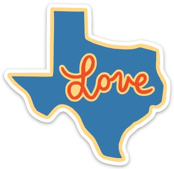 Die Cut Sticker - Texas Love