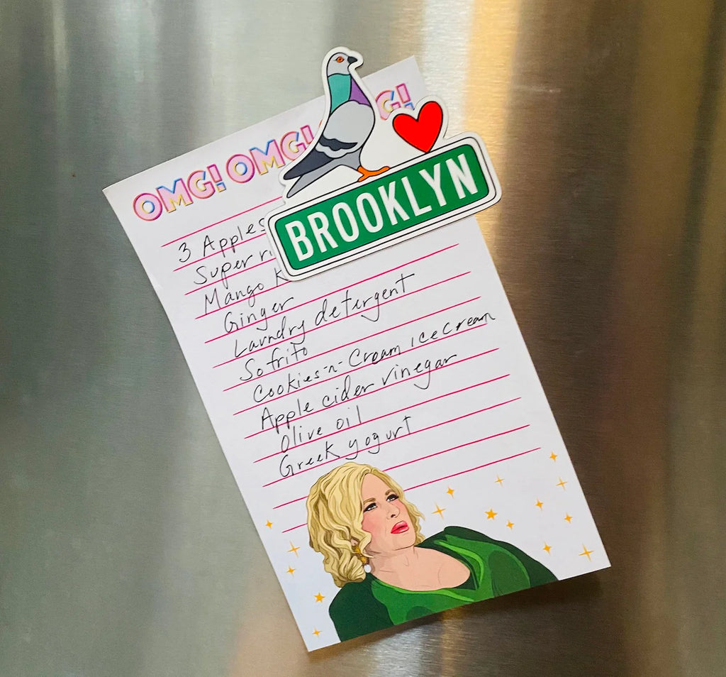 Die Cut Magnet - Brooklyn Pigeon