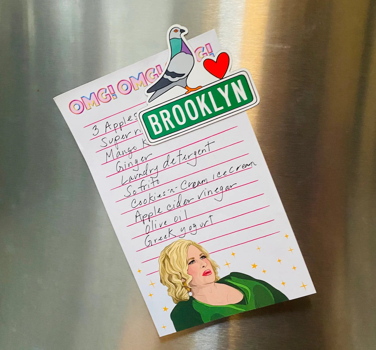 Die Cut Magnet - Brooklyn Pigeon