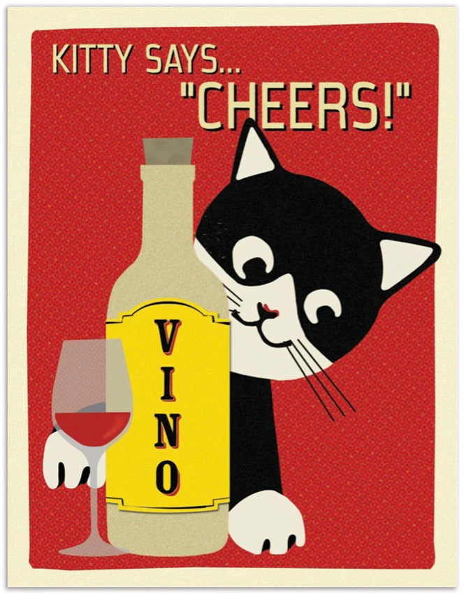 Kitty Says "Cheers!"