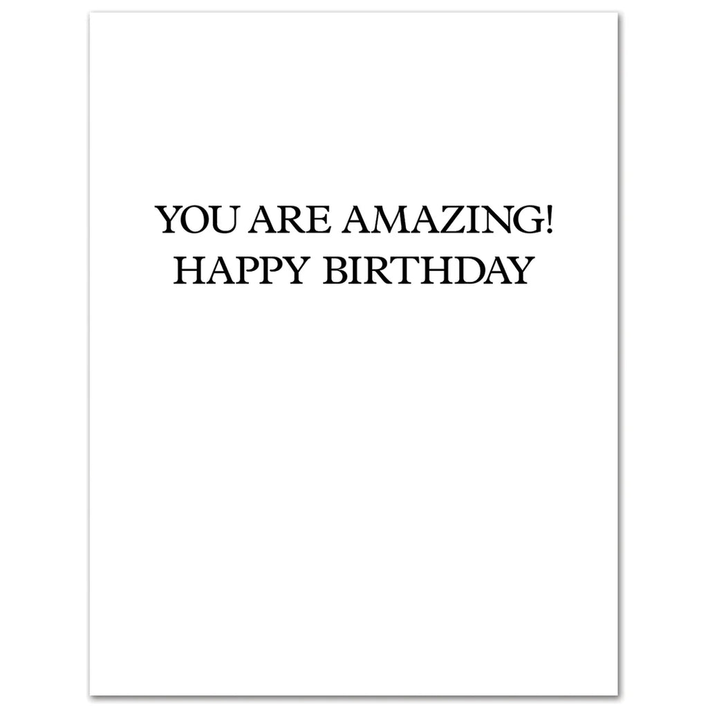It's No Bullshit Poker Face Birthday Card