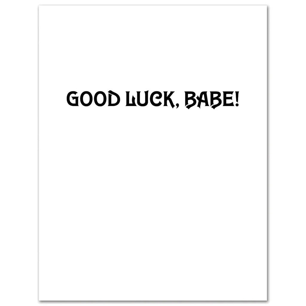 Chappell Happy Holidays Good Luck Card