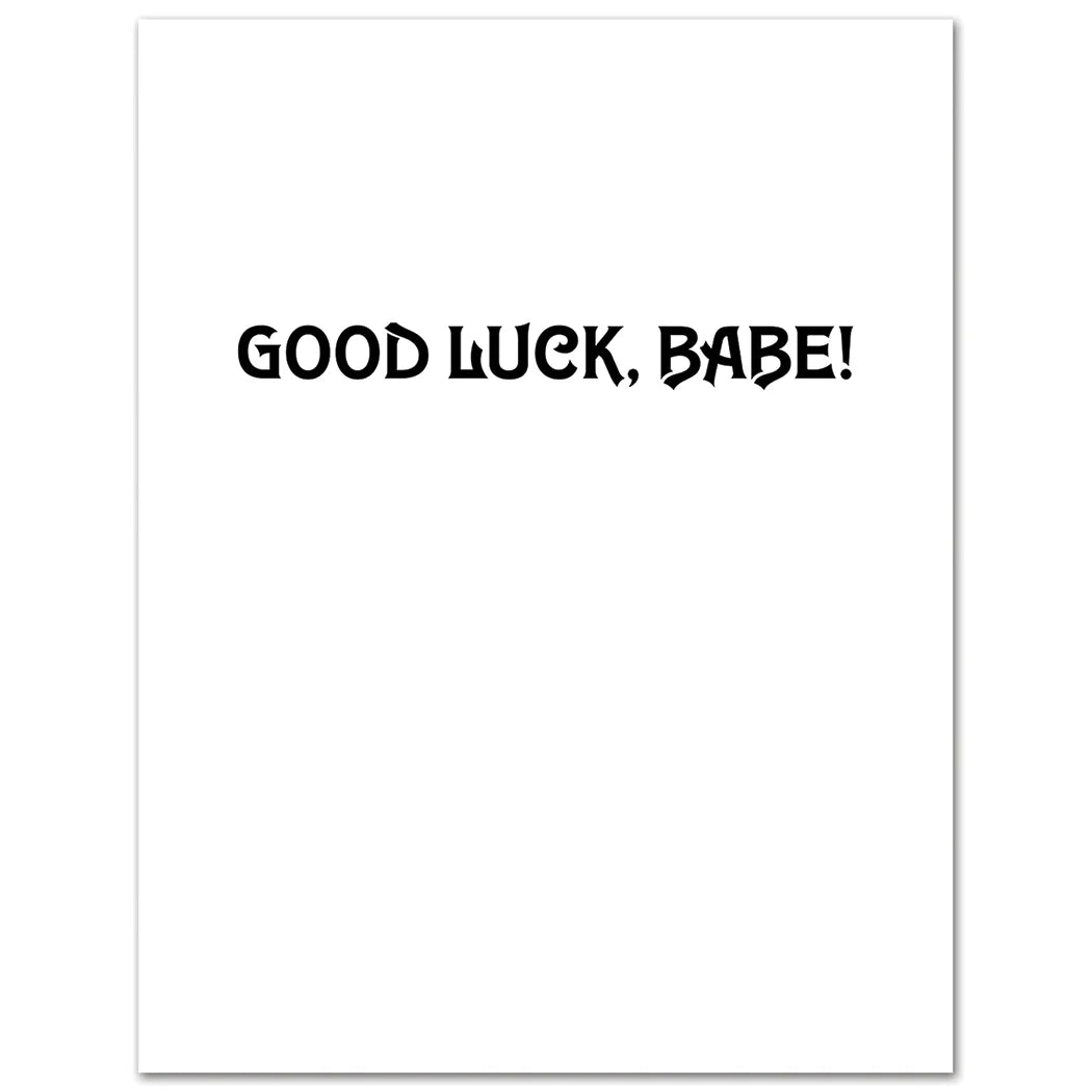 Chappell Happy Holidays Good Luck Card