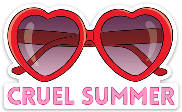 Die Cut Sticker - TS Cruel Summer Sunglasses