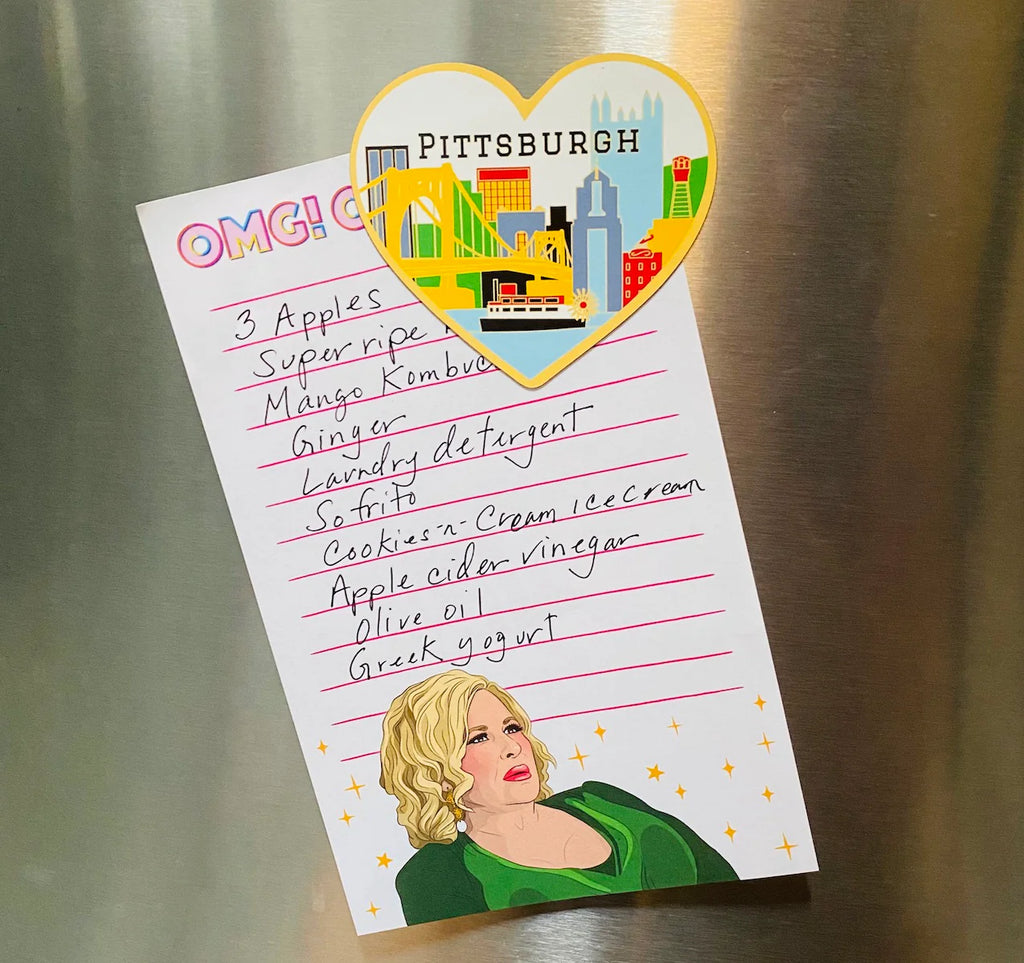 Die Cut Magnet - Pittsburgh Skyline Heart