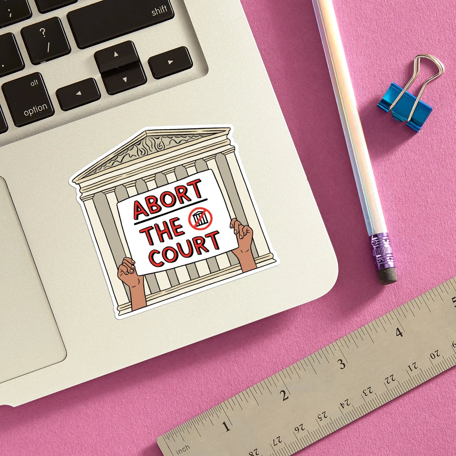 Die Cut Sticker - Abort the Court