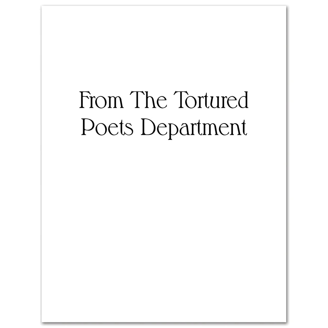 TS Tortured Poets Birthday Card