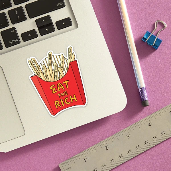 Die Cut Sticker - Eat the Rich