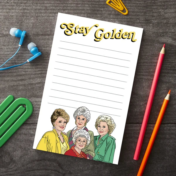 Notepad: Stay Golden