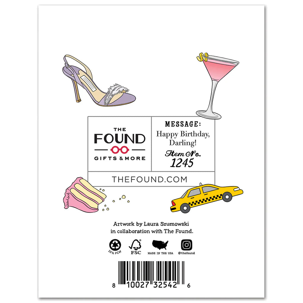 Just Like That It's Time To Party Birthday Card