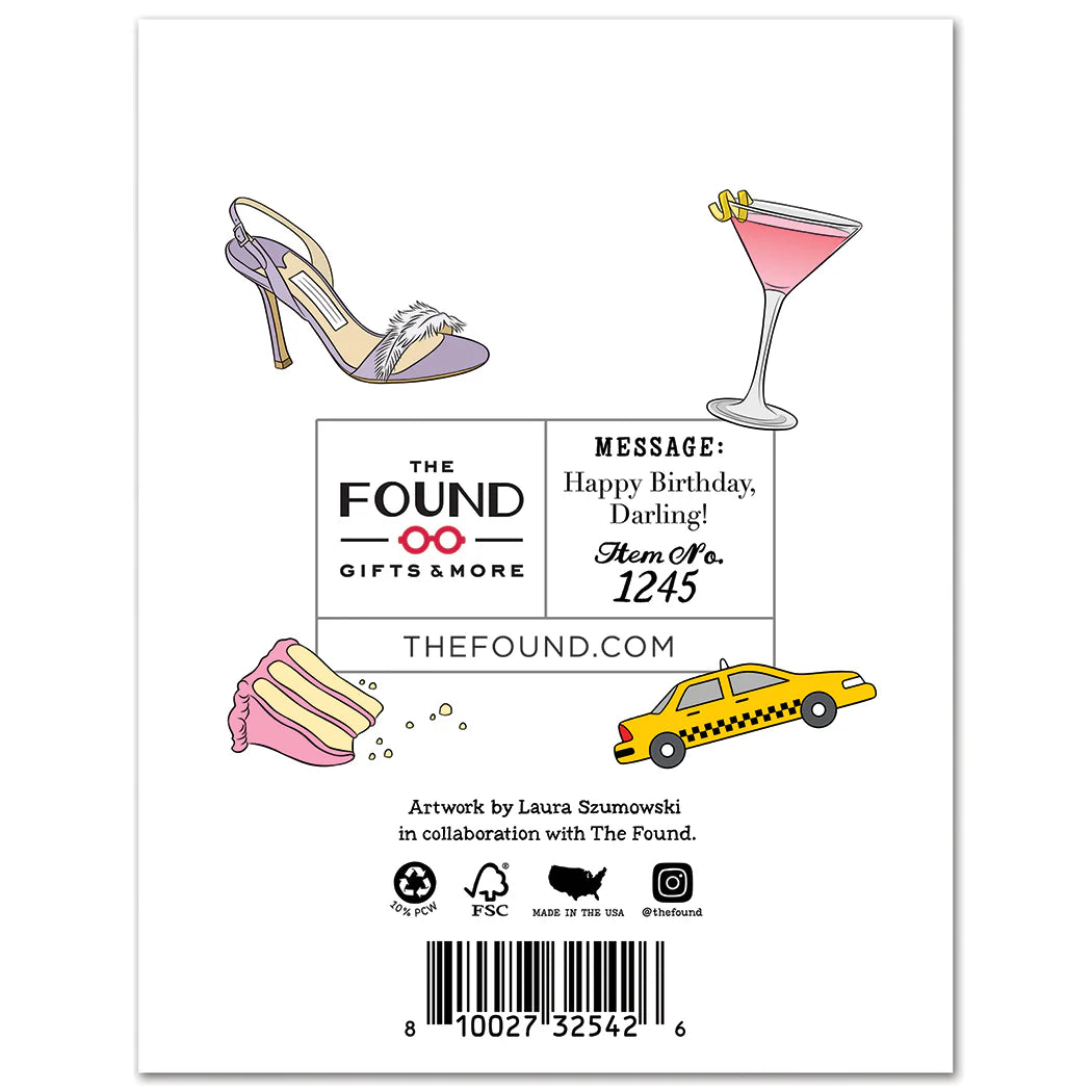 Just Like That It's Time To Party Birthday Card