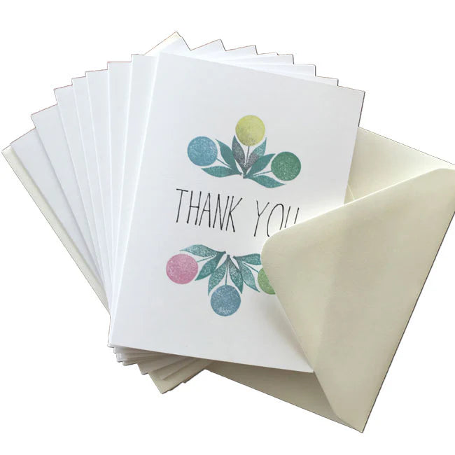 Thank You Flower Globes (4-bar)