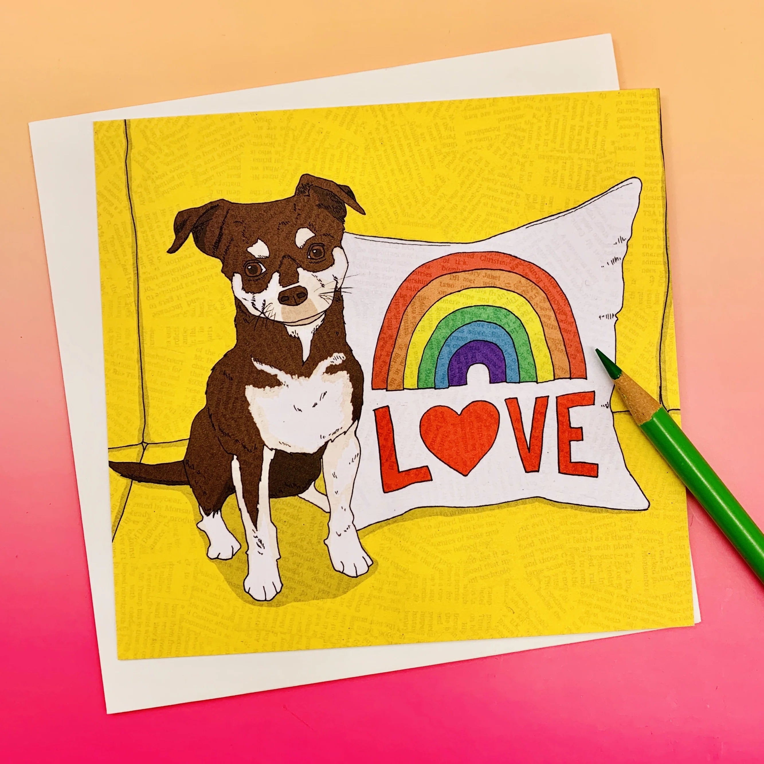 Dogs To Love Square Set (8/box)