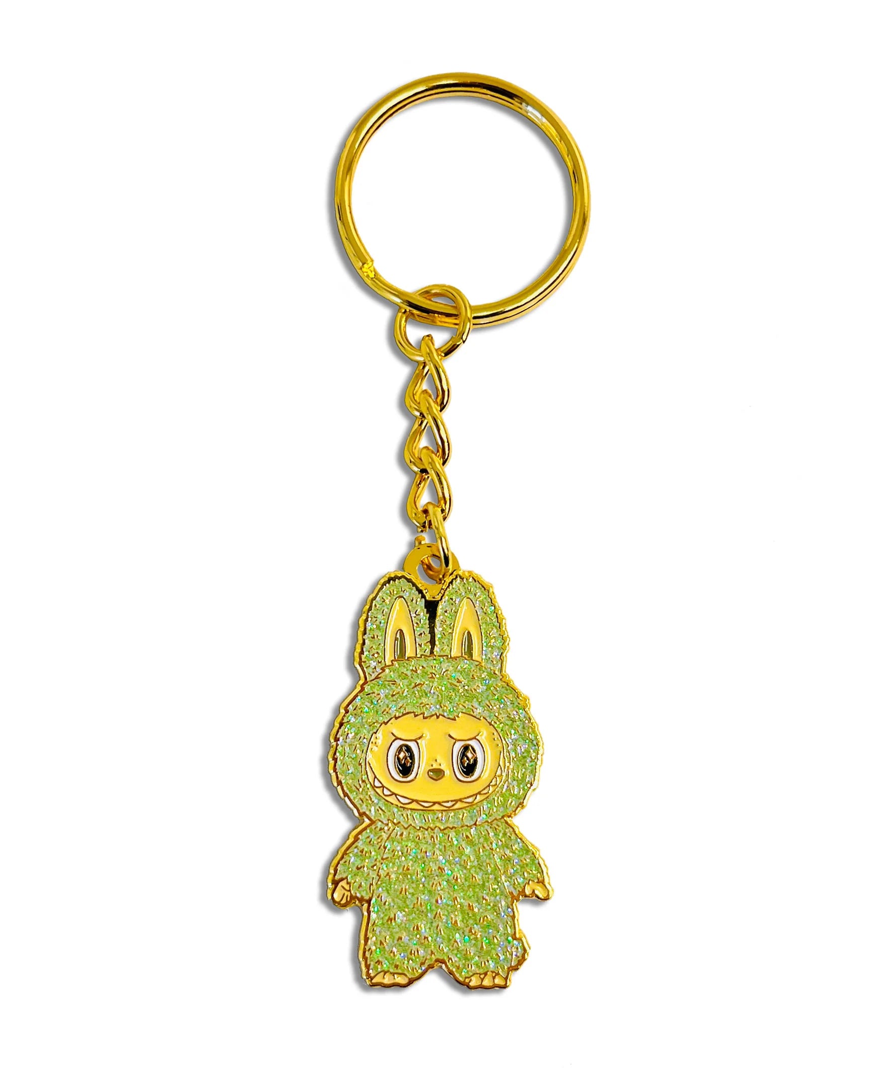 Keychain - Labubu Green Grape (w/ Glitter)