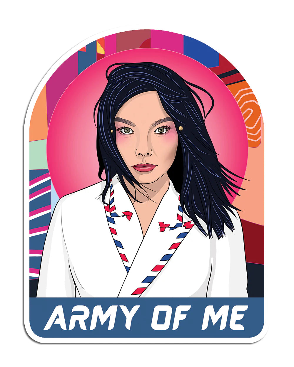 Die Cut Sticker - Bjork Army of Me
