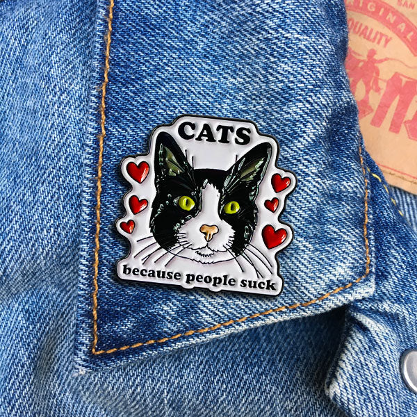 Pin - Cats Because People Suck