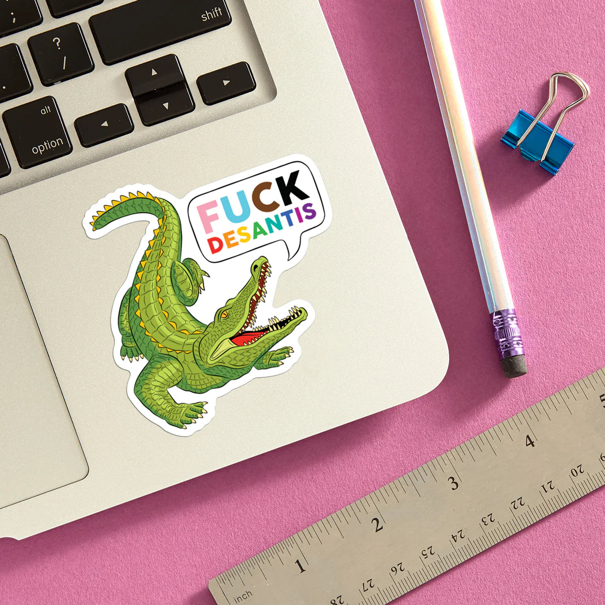 Die Cut Sticker - Fuck DeSantis Florida