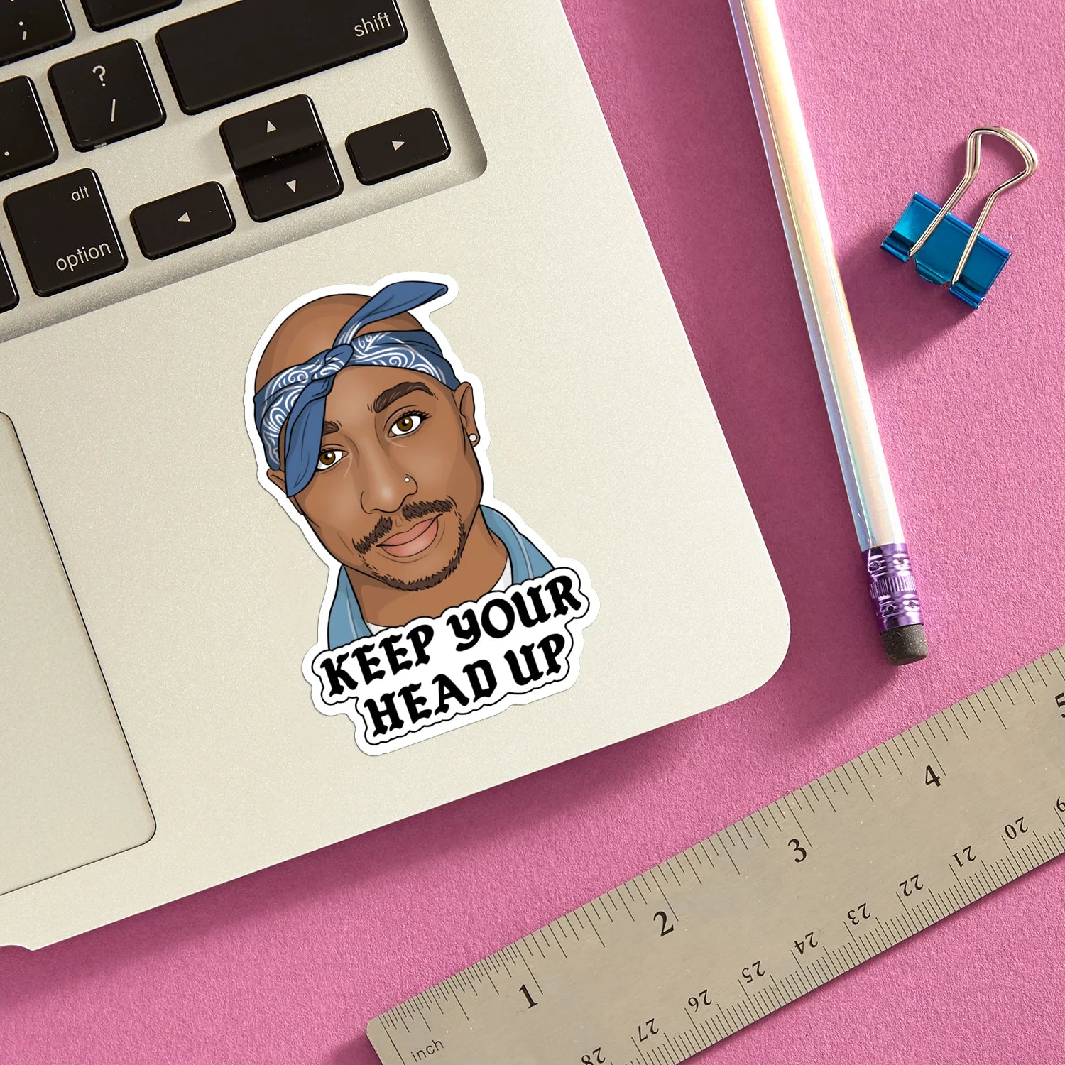 Die Cut Sticker - Keep Your Head Up