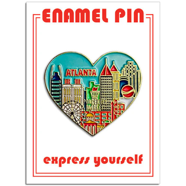 Pin - Atlanta Skyline Heart
