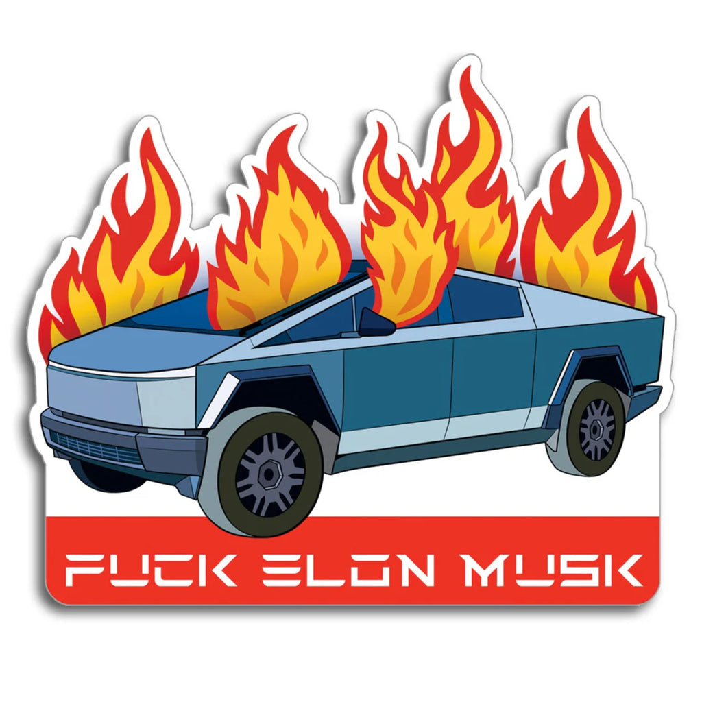 Die Cut Sticker - Fuck Elon