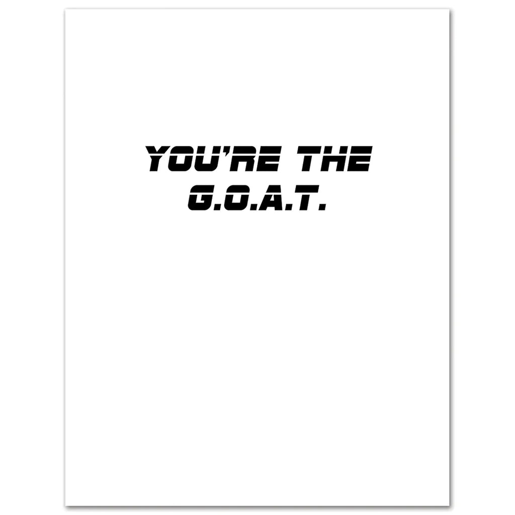 G.O.A.T Father's Day Card