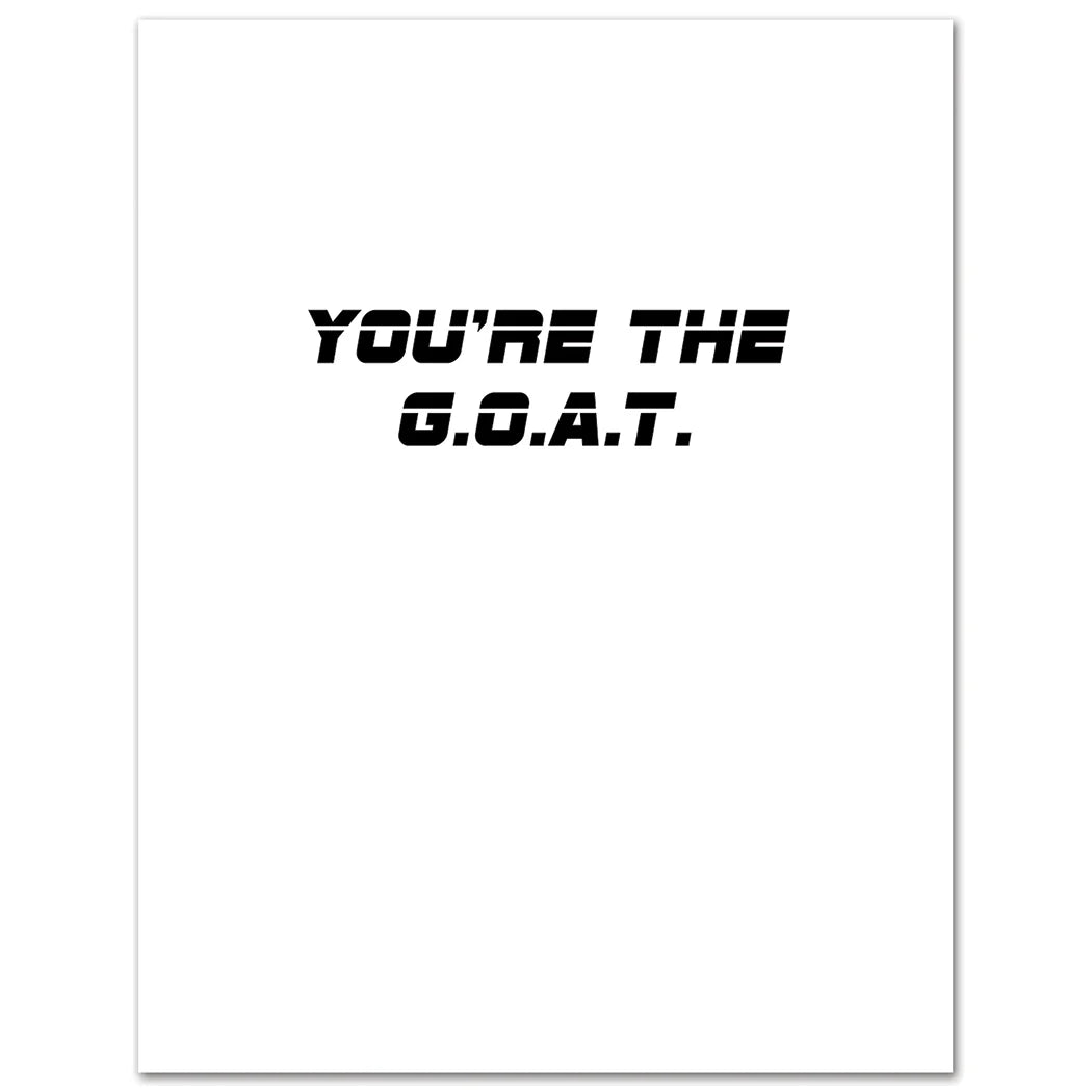 G.O.A.T Father's Day Card