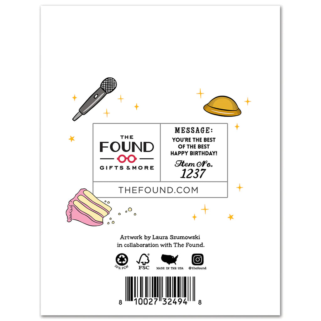 You've Got Talent Birthday Card