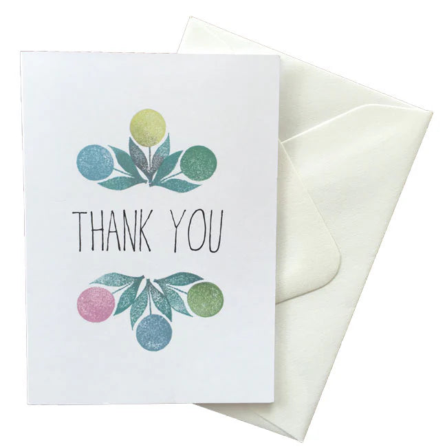 Thank You Flower Globes (4-bar)