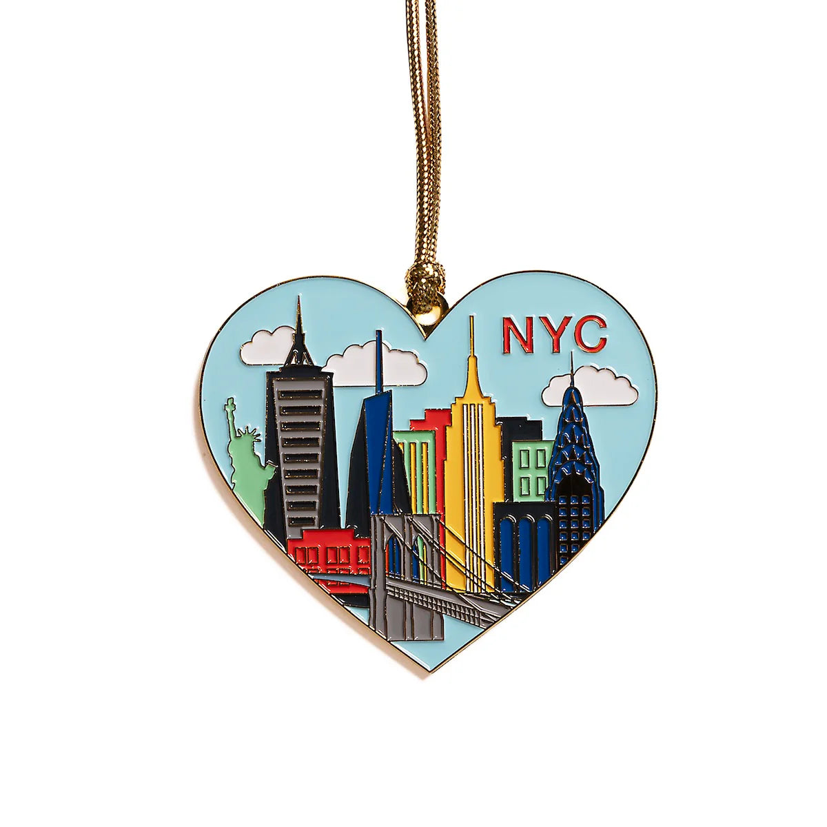 Ornament - New York NYC Skyline Heart