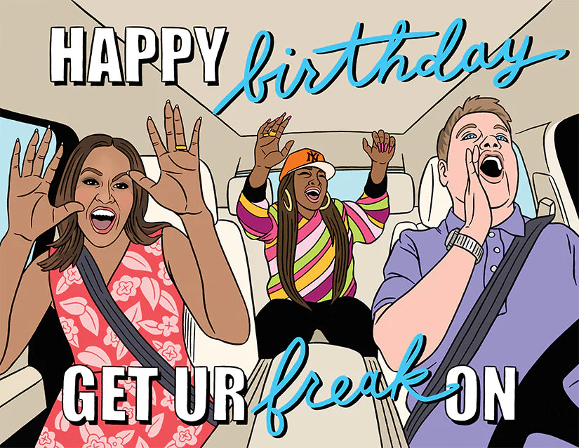 Carpool Karaoke Birthday Card
