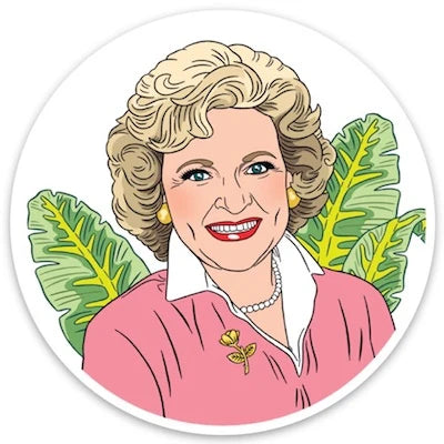 Die Cut Sticker - Betty White