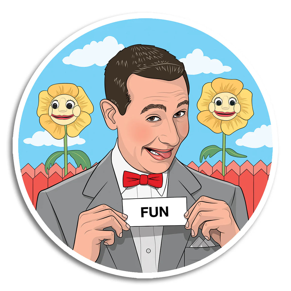 Die Cut Sticker - Pee-wee The Secret Word is FUN