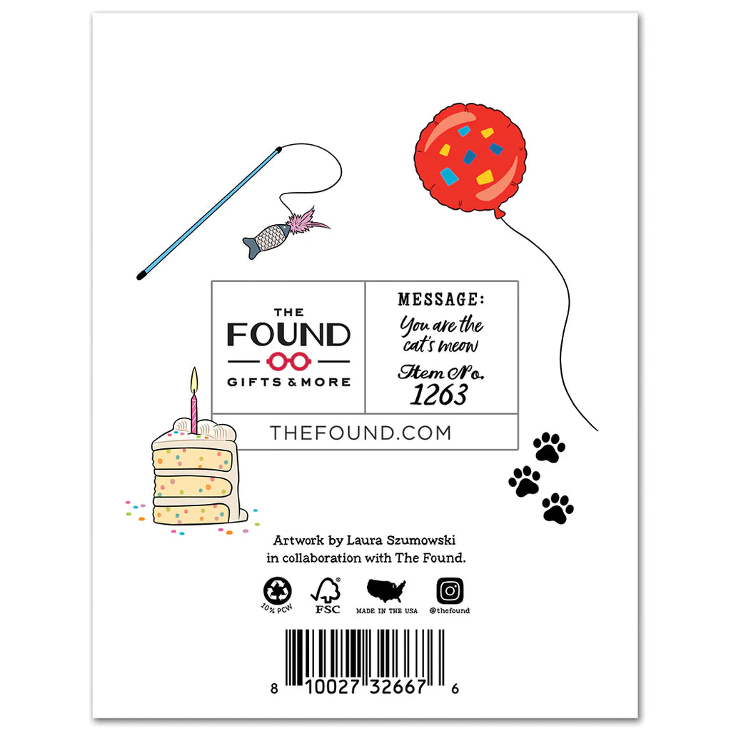 TS Cat's Meow Birthday Card