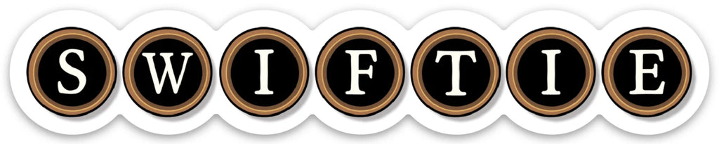Die Cut Sticker - Swifie Typewriter Keys