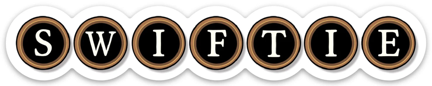 Die Cut Sticker - Swifie Typewriter Keys