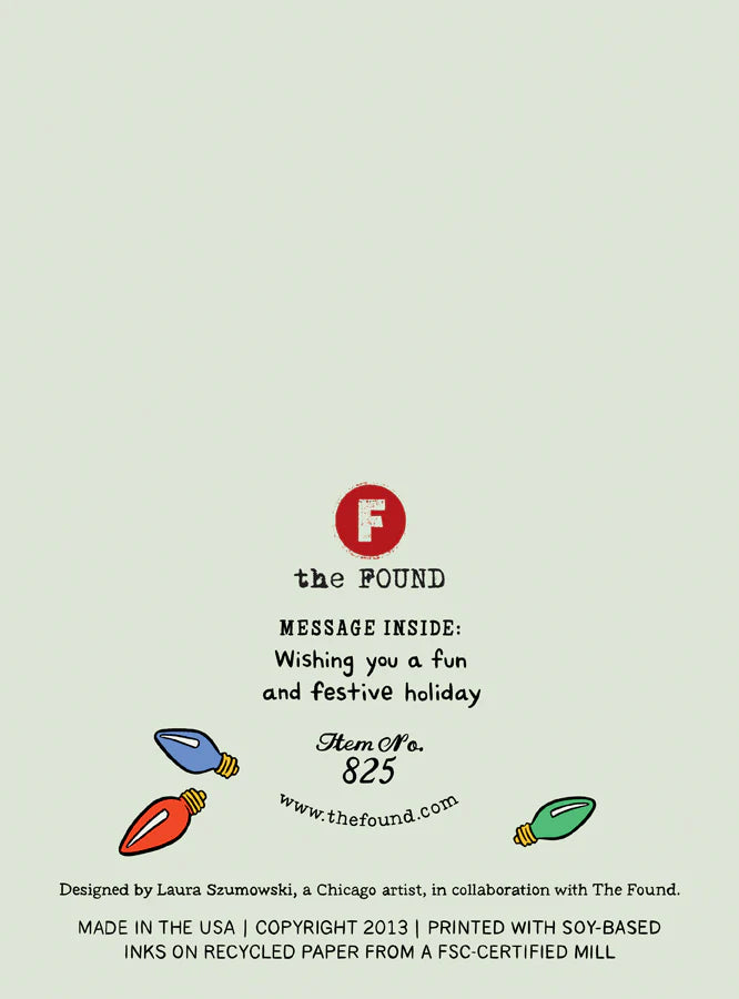 Boston Wreath Christmas Card